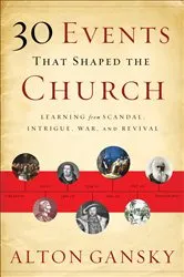 Book cover of 30 Events That Shaped the Church by Alton Gansky