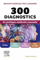 Book cover of 300 diagnostics en pratique médicale courante by Ibrahim Marroun