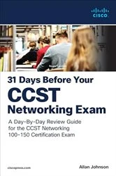Book cover of 31 Days Before your Cisco Certified Support Technician (CCST) Networking 100-150 Exam by Allan Johnson