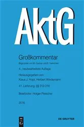 Book cover of §§ 312-318 (4th ed.) by Holger Fleischer