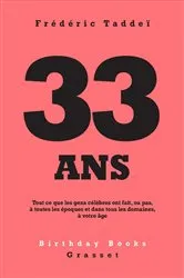 Book cover of 33 ans by Frédéric Taddeï