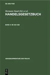 Book cover of §§ 343–382 (4th ed.) by Ingo Koller