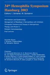 Book cover of 34th Hemophilia Symposium Hamburg 2003 by I. Scharrer