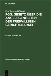 Book cover of §§ 35 bis 166 (2nd ed.) by Paul Jansen