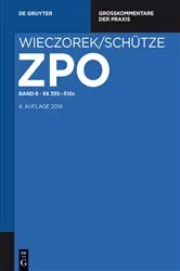 Book cover of §§ 355-510c (4th ed.) by Hans-Jürgen Ahrens