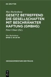 Book cover of (§§ 35–84) (5th ed.) by Max Hachenburg