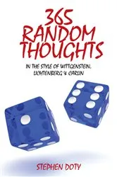 Book cover of 365 Random Thoughts by Stephen Doty