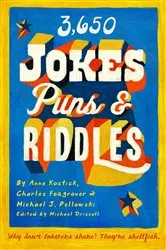 Book cover of 3650 Jokes, Puns, and Riddles by Charles Foxgrover