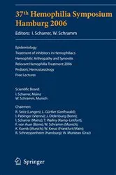 Book cover of 37th Hemophilia Symposium Hamburg 2006 by I. Scharrer