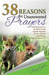 Book cover of 38 Reasons For Unanswered Prayers by Gordon, Jasmine,