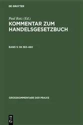 Book cover of §§ 383–460 (2nd ed.) by Unknown