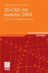 Book cover of 3D-CAD mit Inventor 2009 by Wolfgang Häger