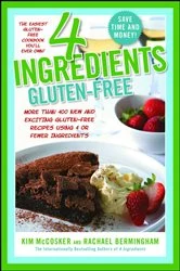 Book cover of 4 Ingredients Gluten-Free by Kim McCosker
