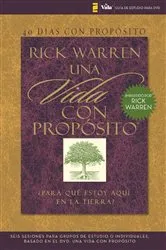 Book cover of 40 días con propósito- Guía de estudio del DVD by Rick Warren