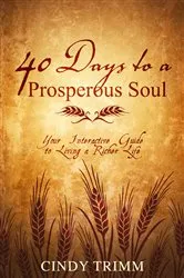 Book cover of 40 Days to a Prosperous Soul by Unknown