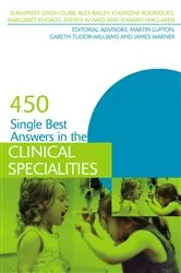 Book cover of 450 Single Best Answers in the Clinical Specialities by Sukhpreet Singh Dubb
