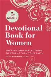 Book cover of 5-Minute Devotional Book for Women by Katara Washington Patton