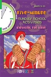 Book cover of 5 Minute Sunday School Activities: Exploring the Bible by Mary Davis