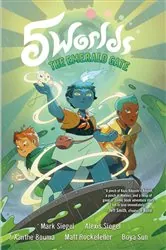 Book cover of 5 Worlds Book 5: The Emerald Gate by Mark Siegel