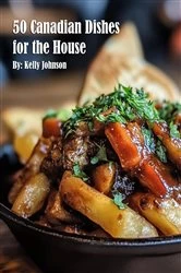 Book cover of 50 Canadian Dishes for the House by Kelly Johnson