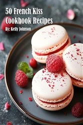 Book cover of 50 French Kiss Cookbook Recipes by Kelly Johnson