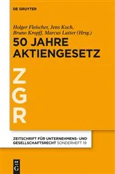 Book cover of 50 Jahre Aktiengesetz by Unknown