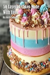 Book cover of 50 Layered Cakes Made With Love by N/A