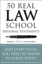 Book cover of 50 Real Law School Personal Statements by jdMission Senior Consultants