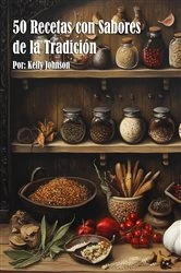 Book cover of 50 Recetas con Sabores de la Tradición by Kelly Johnson