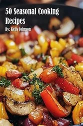 Book cover of 50 Seasonal Cooking Recipes by Kelly Johnson