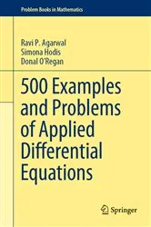 Book cover of 500 Examples and Problems of Applied Differential Equations by Unknown
