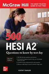 Book cover of 500 HESI A2 Questions to Know by Test Day, Second Edition (2nd ed.) by Kathy A. Zahler