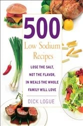 Book cover of 500 Low Sodium Recipes by Dick Logue