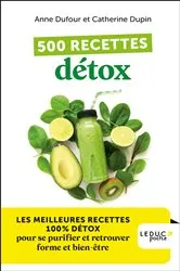Book cover of 500 recettes détox by Unknown