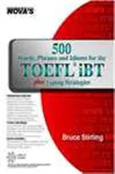 Book cover of 500 Words, Phrases, Idioms for the TOEFL iBT plus Typing Strategies by Bruce Sterling