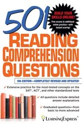 Book cover of 501 Reading Comprehension Questions (5th ed.) by LLC LearningExpress