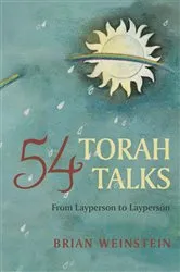 Book cover of 54 Torah Talks by Brian Weinstein