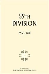 Book cover of 59th Division: 1915-1918 by E.U. Bradbridge