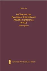 Book cover of 60 Years of the Permanent International Altaistic Conference (PIAC) by Oliver Corff