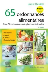 Book cover of 65 ordonnances alimentaires (3rd ed.) by Laurent Chevallier