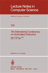 Book cover of 7th International Conference on Automated Deduction by R. E. Shostak