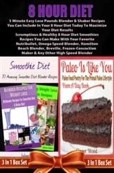 Book cover of 8 Hour Diet: 5 Minute Lose Pounds Blender Recipes by Juliana Baldec