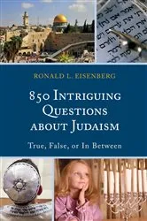 Book cover of 850 Intriguing Questions about Judaism by Ronald L. Eisenberg