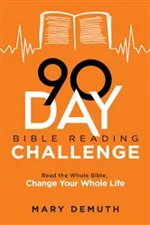 Book cover of 90-Day Bible Reading Challenge by Unknown