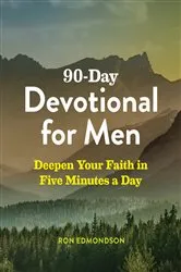 Book cover of 90-Day Devotional for Men by Unknown