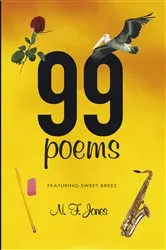 Book cover of 99 Poems by N.F. Jones