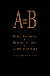 Book cover of A = B by Unknown