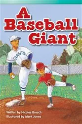 Book cover of A Baseball Giant by Nicolas Brasch