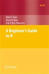 Book cover of A Beginner's Guide to R by Alain Zuur