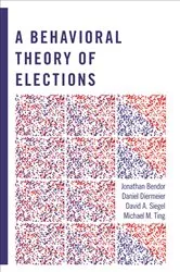 Book cover of A Behavioral Theory of Elections by Unknown